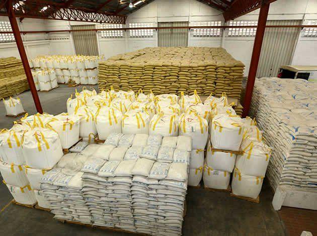 Bulk agricultural products prepared for export